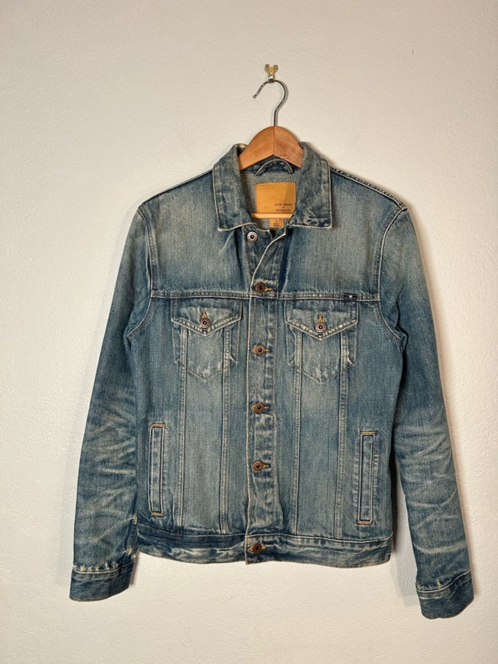 Pendleton x Lucky Brand Lakewood Trucker Denim Jacket Unisex Men’s Small